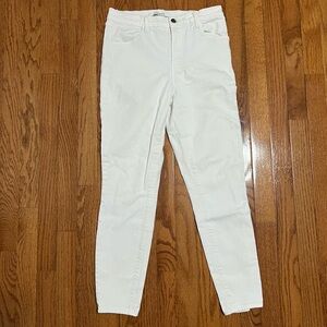 J Brand White Skinny Jeans